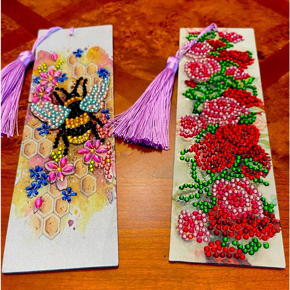 GIFTS-Book Marks Jeweled/Beaded great 4 book Lovers& Bible Study